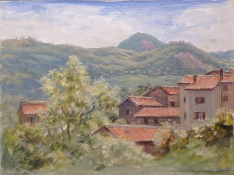 Painting of Bedogno by Eleanor