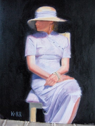 girl with straw hat
