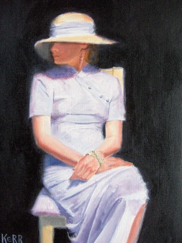girl with straw hat