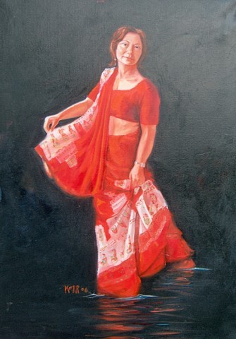 girl in sari