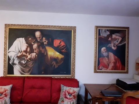 living room Caravaggio