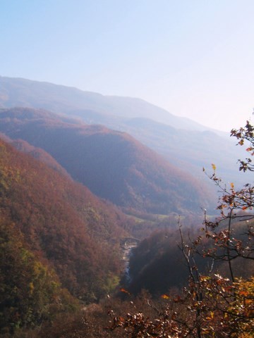 Mountains in autumn