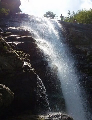 Cascata Golforone.  Waterfall