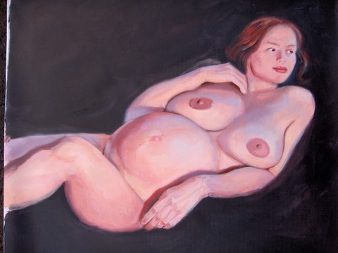 pregnant female nude