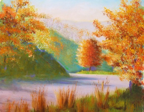Landscape in Autumn by Pheona
