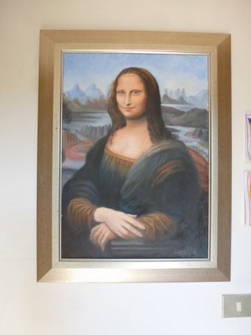 copy leonardo's 'Mona Lisa'