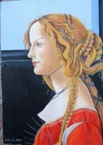 copy of Botticelli painting