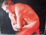 male torso crouched